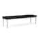 Lesro Lenox Steel 3 Seat Bench, Black/Onyx Seat, Black/Onyx Back, 67 W 21 L 18.5 H LS3001 - alternate 2